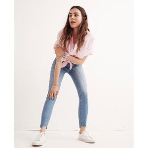 Madewell High Rise Skinny Jean - Seamed Step hem